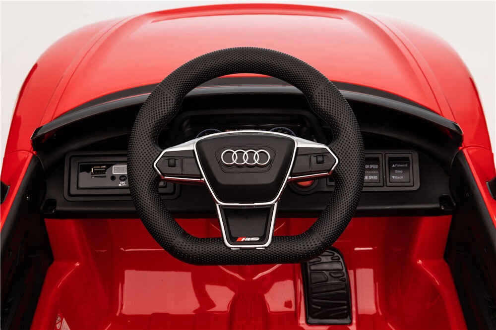 Laste elektriauto Audi RS e-tron 4x12V, punane цена и информация | Laste elektriautod | hansapost.ee