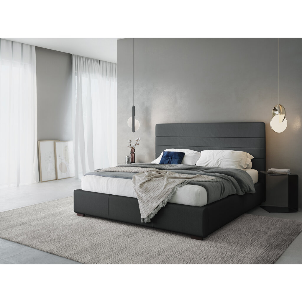 Voodi Micadoni Home Aranda 45, 140x200cm, tumehall hind ja info | Voodid | hansapost.ee