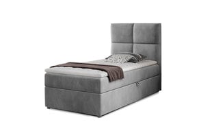 Кровать Nore Rivia 07, 90x200 см, серая цена и информация | Кровати | hansapost.ee