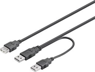 Deltaco, USB-A, 30 см цена и информация | Кабели и провода | hansapost.ee