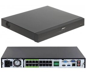 Dahua СЕТЕВОЙ ВИДЕОРЕГИСТРАТОР 16CH/NVR5216-16P-EI DAHUA цена и информация | Камеры видеонаблюдения | hansapost.ee