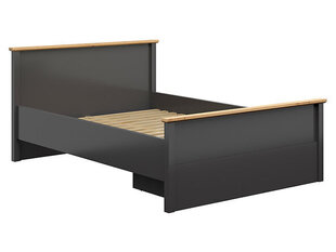 Voodi BRW Hesen 140x200cm, hall/pruun price and information | Beds | hansapost.ee