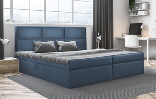 Кровать Trio, 180x200 см, синяя цена и информация | Кровати | hansapost.ee