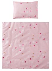 Lorelli voodipesukomplekt Eva Butterflies Pink, 75x75 cm, 5-osaline hind ja info | Lorelli Kodukaubad | hansapost.ee