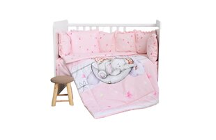 Комплект постельного белья Lorelli Butterflies Pink, 135х100 см, 7 предметов цена и информация | Детское постельное бельё | hansapost.ee