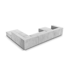 Kuuekohaline parempoolne diivan Agawa, 365x270x68 cm, helehall price and information | Corner sofas and corner sofa beds | hansapost.ee