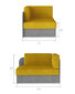 Sofa Rosa RO_07 hind ja info | Diivanvoodid ja diivanid | hansapost.ee