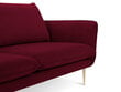Diivan Cosmopolitan Design Florence 3S, punane hind ja info | Diivanvoodid ja diivanid | hansapost.ee