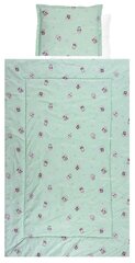 Laste voodipesukomplekt Lorelli Friends Green, 100x150 cm, 4-osaline hind ja info | Laste voodipesu | hansapost.ee