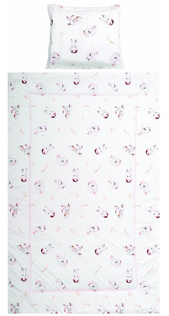 Lorelli voodipesukomplekt Bunny, 100x150 cm, 3-osaline hind ja info | Laste voodipesu | hansapost.ee