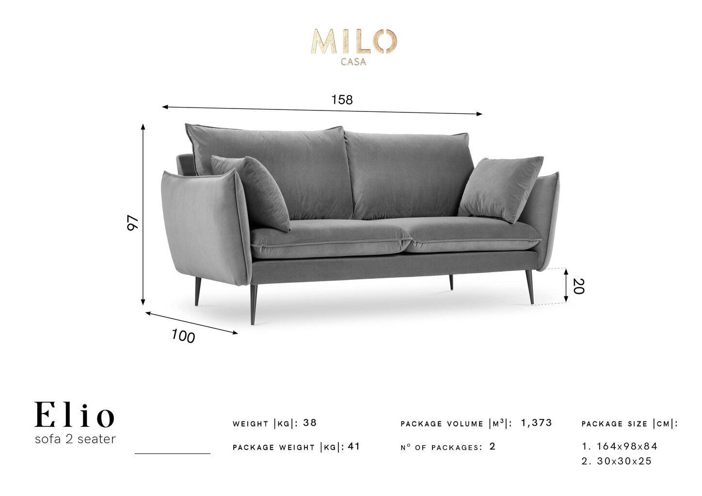 Kahekohaline sametdiivan Milo Casa Elio, punane/must hind ja info | Diivanvoodid ja diivanid | hansapost.ee