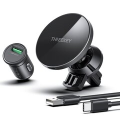 Threekey TK26 Комплект зарядного устройства с индукционным держателем цена и информация | Держатели для телефонов | hansapost.ee