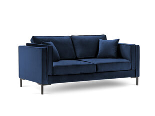 Двухместный бархатный диван Milo Casa Luis, синий цена и информация | Диваны | hansapost.ee