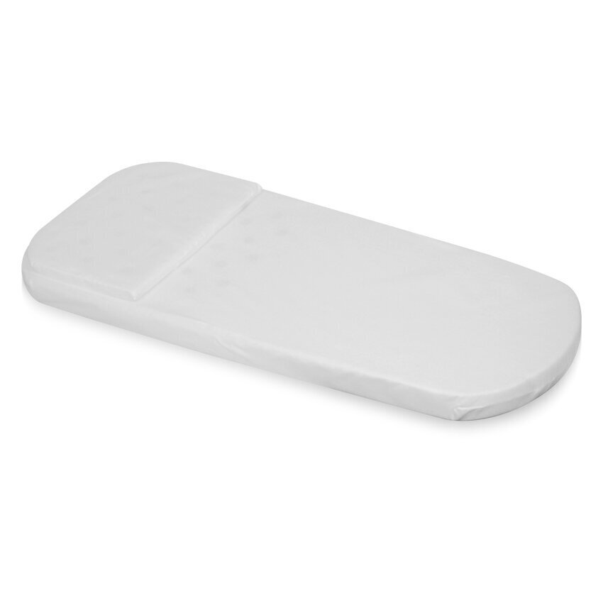 Käru madrats ja padi LorelliAir Comfort, 80x33x3 cm, white цена и информация | Lapsevankrite tarvikud | hansapost.ee