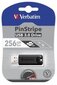 Verbatim USB Drive 3.0 256GB Pinstripe Black цена и информация | Mälupulgad | hansapost.ee