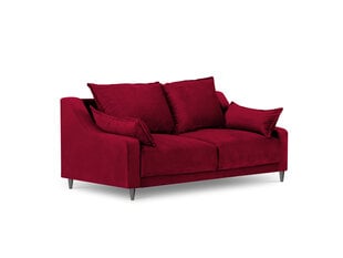 Двухместный бархатный диван Mazzini Sofas Lilas, красный цена и информация | Диваны | hansapost.ee