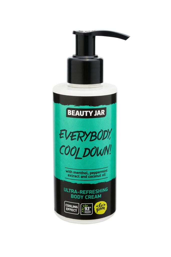 Kehakreem Everybody, Cool Down! Beauty Jar, 150ml hind ja info | Kehakreemid, kehaõlid ja losjoonid | hansapost.ee