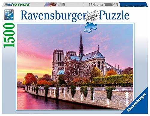 Pusle Ravensburger maaliline Notre Dame, 1500 tk hind ja info | Pusled lastele ja täiskasvanutele | hansapost.ee