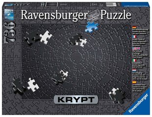 Pusle Ravensburger Krypt Black, 736 tk hind ja info | Pusled lastele ja täiskasvanutele | hansapost.ee