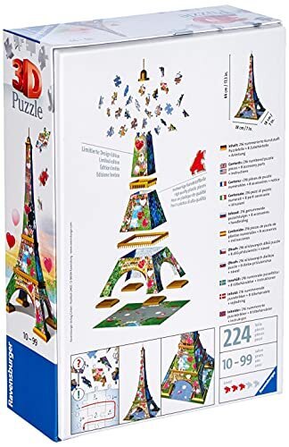 3D Pusle Ravensburger Eiffeli torni väljaanne Love, 216 tk hind ja info | Pusled lastele ja täiskasvanutele | hansapost.ee