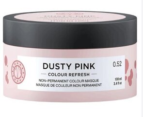 Juukseid tooniv mask Maria Nila mask without permanent color pigments 0.52 Dusty Pink, 100 ml hind ja info | Juuksevärvid | hansapost.ee