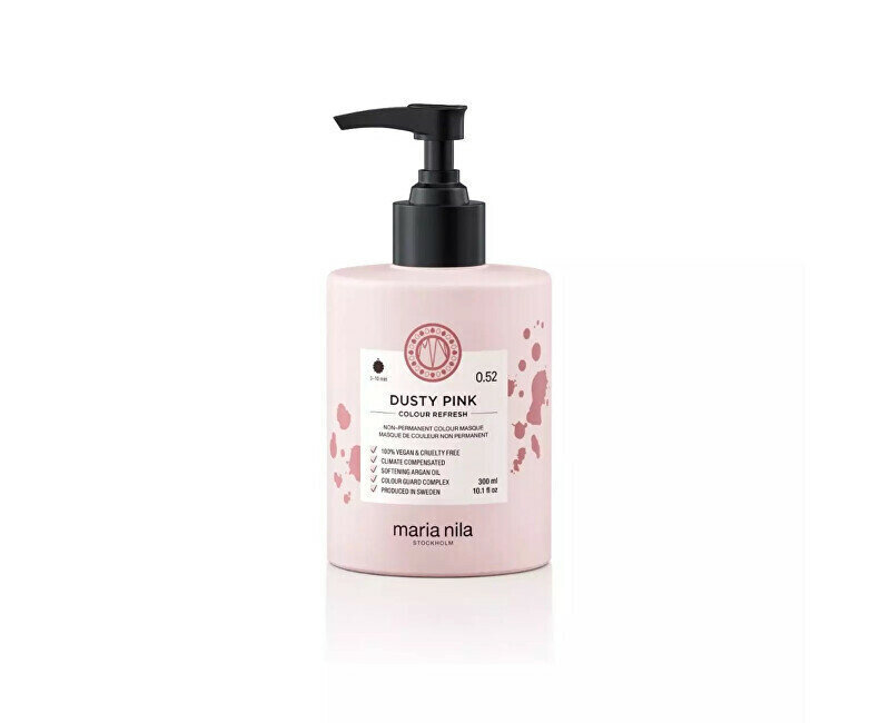 Juukseid tooniv mask Maria Nila ilma püsivärvipigmentideta mask 0,52 Dusty Pink, 300 ml hind ja info | Juuksevärvid | hansapost.ee