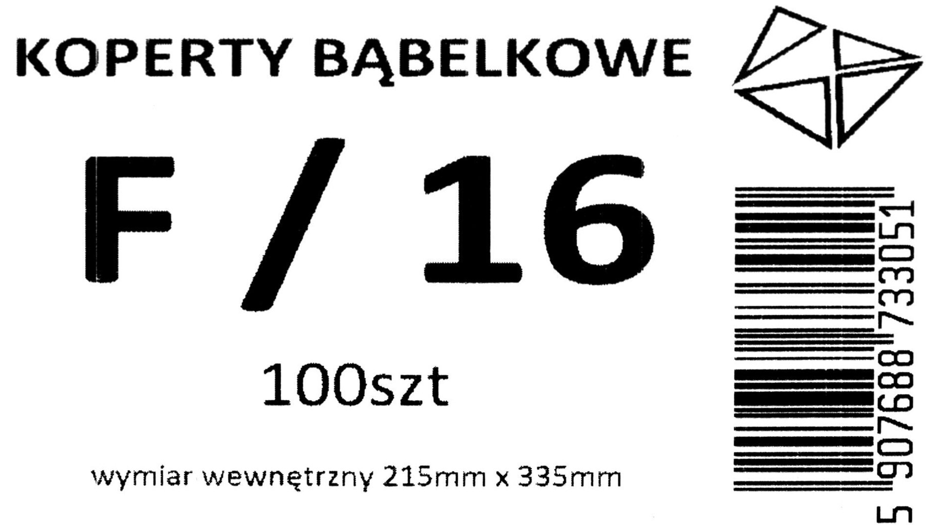 Ümbrik F16, 220 x 340 100SZT hind ja info | Postkaardid ja ümbrikud | hansapost.ee