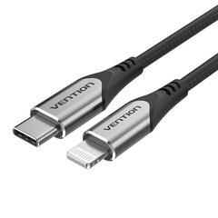Зарядный кабель USB-C — Lightning Vention, PD 3A, 1.5 м (черный) цена и информация | Borofone 43757-uniw | hansapost.ee