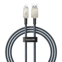 Кабель для быстрой зарядки Baseus USB/Lightning 2.4 А, 1 м (белый) цена и информация | Borofone 43757-uniw | hansapost.ee