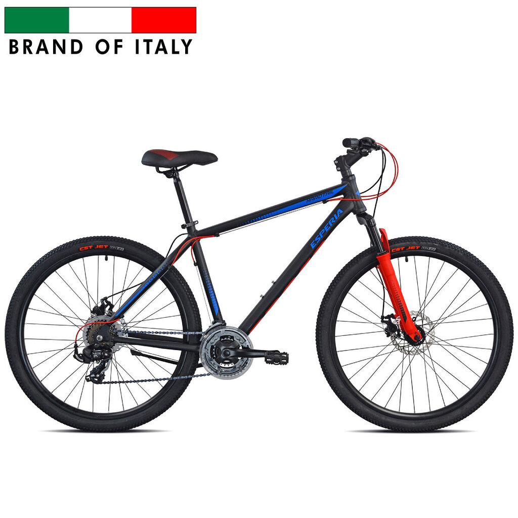 ESPERIA 27.5" 7100 ALU 46 21V TY300 BLACK/BLUE/RED hind ja info | Jalgrattad | hansapost.ee