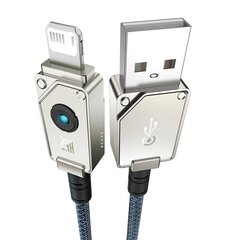Кабель для быстрой зарядки Baseus USB/Lightning 2.4 А, 2 м (темно-синий) цена и информация | Borofone 43757-uniw | hansapost.ee