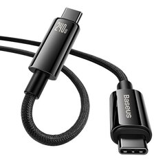 USB-C to USB-C cable Baseus Tungsten Gold 240W 3m (black) цена и информация | Кабели для телефонов | hansapost.ee