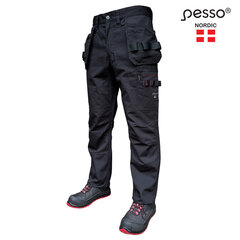 Tööpüksid Pesso Kd115B, must price and information | Workwear | hansapost.ee