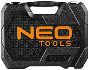 Набор инструментов Neo, 10 - 060, 86 шт. цена и информация | NEO TOOLS Сантехника, ремонт, вентиляция | hansapost.ee