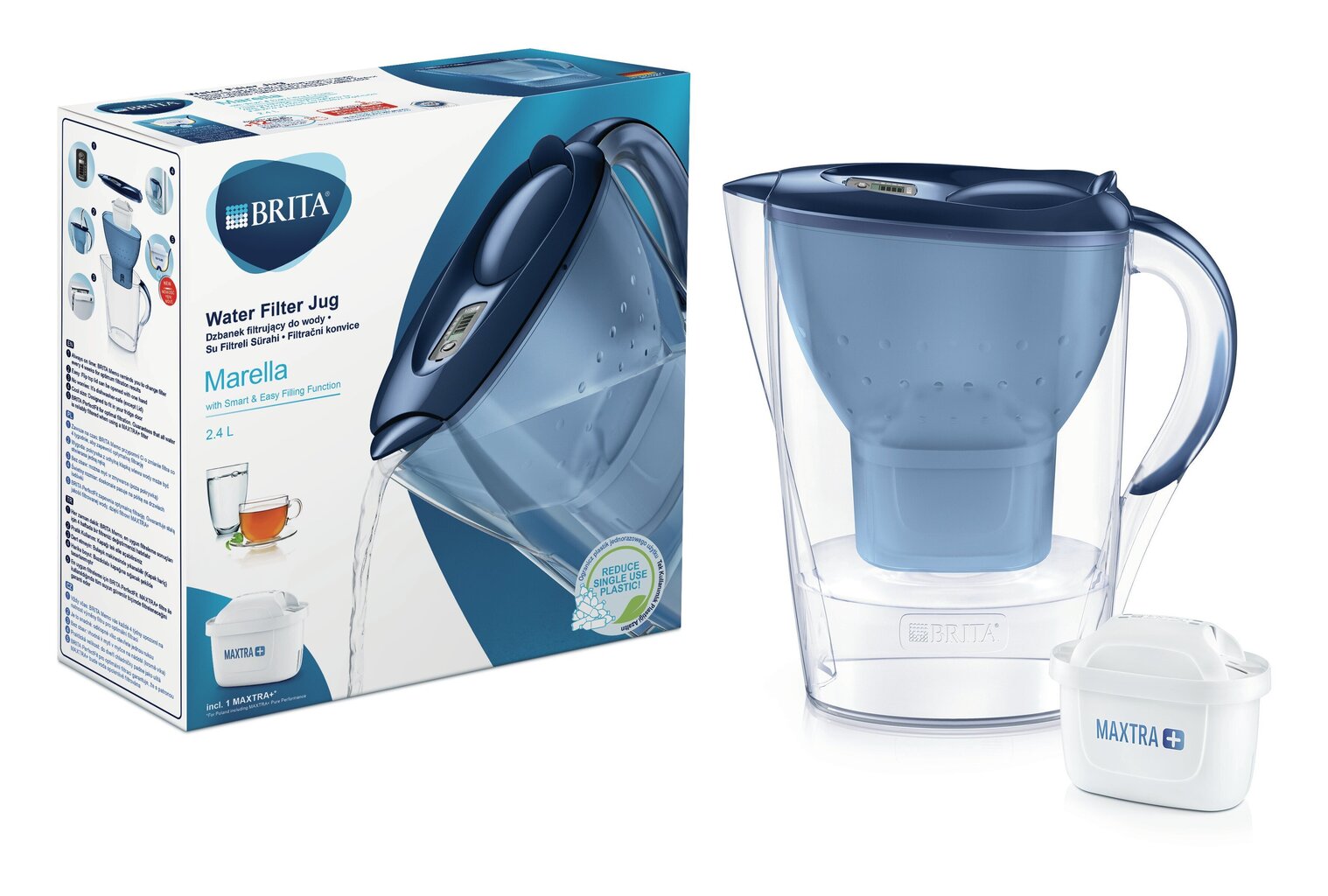 BRITA MARELLA 2.4l MEMO hind ja info | Veefilterkannud ja veefiltrid | hansapost.ee