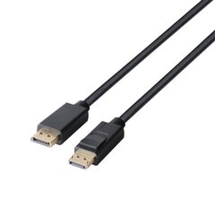 Deltaco, DisplayPort - DisplayPort, 4m hind ja info | Juhtmed ja kaablid | hansapost.ee