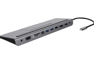 Deltaco USBC-DOCK2 цена и информация | Адаптеры и USB-hub | hansapost.ee