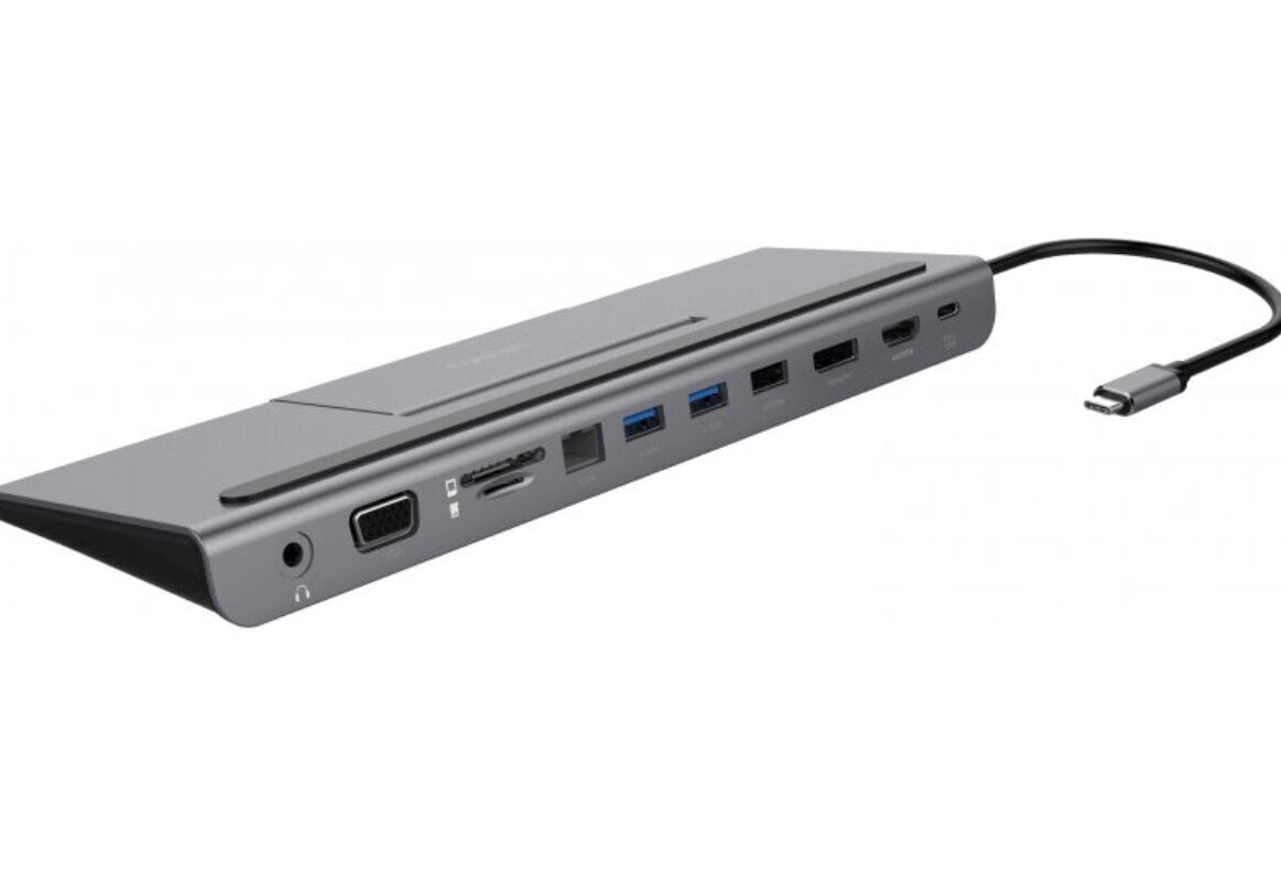 Deltaco USBC-DOCK2 hind ja info | USB adapterid ja jagajad | hansapost.ee