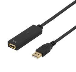 Deltaco, USB-A, 7 m price and information | Wires and cables | hansapost.ee