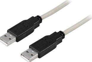 Deltaco, USB-A, 3 м цена и информация | Кабели и провода | hansapost.ee