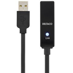 Deltaco, USB-A, 5 м цена и информация | Кабели и провода | hansapost.ee