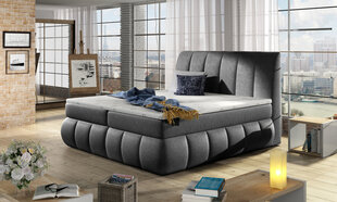 Кровать  Vincenzo, 160х200 см, серый цвет цена и информация | Кровати | hansapost.ee