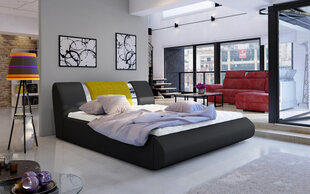 Кровать  Flavio, 180х200 см, черный/желтый цвет цена и информация | Кровати | hansapost.ee