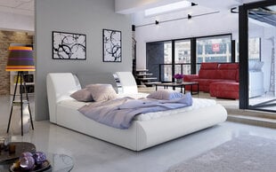 Кровать  Flavio, 160х200 см, белый/серый цвет цена и информация | Кровати | hansapost.ee