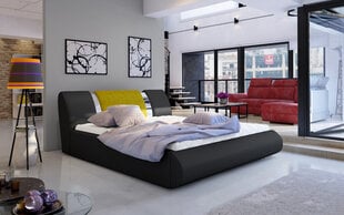 Кровать  Flavio, 140x200 см, черный/желтый цвет цена и информация | Кровати | hansapost.ee
