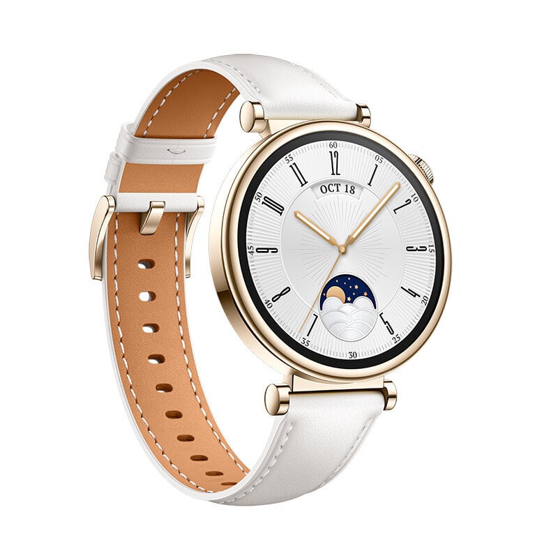 Huawei Watch GT 4 White Leather цена и информация | Nutikellad, laste nutikellad | hansapost.ee