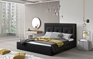 Кровать  Cloe, 160х200 см, черный цвет цена и информация | Кровати | hansapost.ee