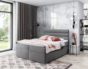 Кровать  Softy, 180х200 см, серый цвет цена и информация | Кровати | hansapost.ee