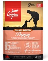 Orijen Small Breed для щенков мелких пород с курицей, лососем и индейкой, 1,8 кг цена и информация | Orijen Товары для животных | hansapost.ee