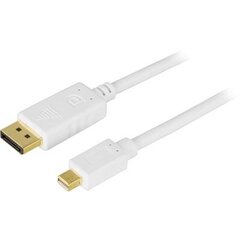 Deltaco, DisplayPort - Mini DisplayPort, 1m цена и информация | Кабели и провода | hansapost.ee